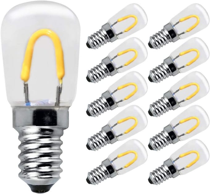 LED Filament Gloeilamp E14 Gebogen T23 Extra Warm Wit 2400K Energiezuinig