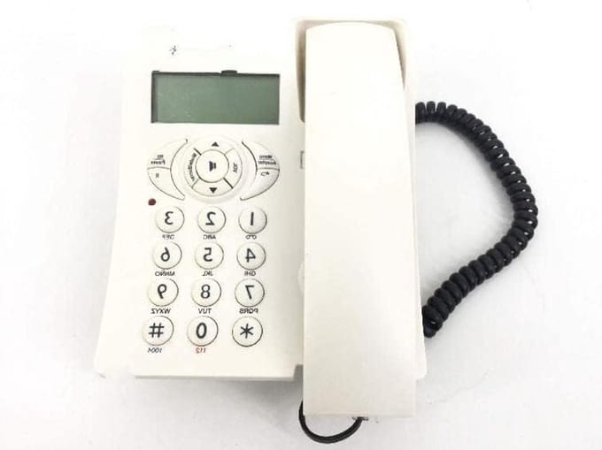 Vaste telefoon - Huistelefoon basis - Thuis bellen - Compatibel met Dome 3 - 20 x 15 x 9 cm