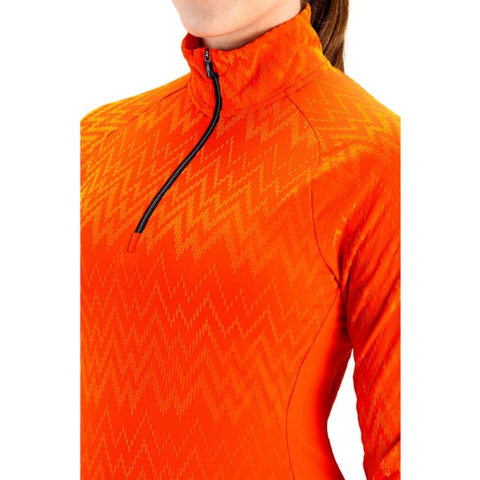 FALCON - clementine - Skipully met rits dames - Oranje