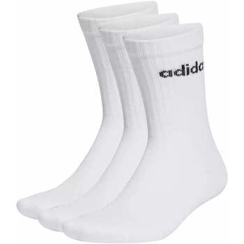 adidas Sportswear Linear Gevoerde Sokken 3 Paar - Unisex - Wit- 37-39