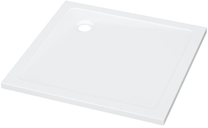 FugaFlow Efficiente Anta Douchebak - 100x100x4cm - vierkant - Acryl - glans wit