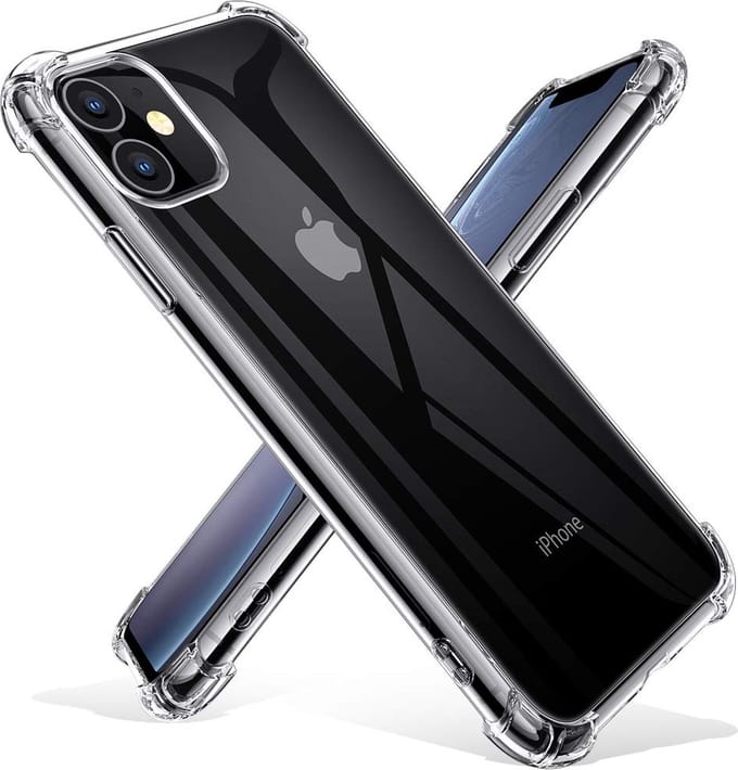 Hoesje voor iPhone 11 backcover Shockproof siliconen Transparant