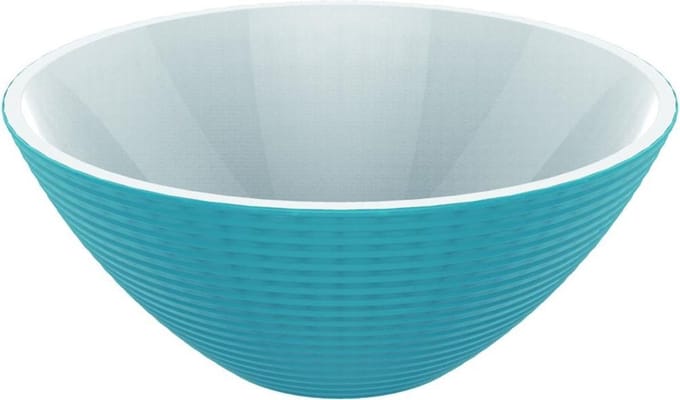 Zak!Designs Saladeschaal 2-Tone Acai - Ø 16 cm - 600 ml - Blauw