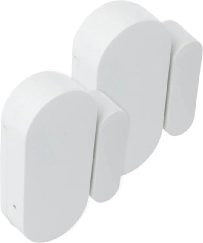 Slimme Zigbee deursensor - Set van 2 - Ook geschikt als raamsensor - Eenvoudig in te stellen via de Smart Life app - Wit