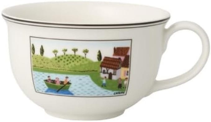 Grote Koffiebeker 500ml Charm & Breakfast Servies met Landelijk Design