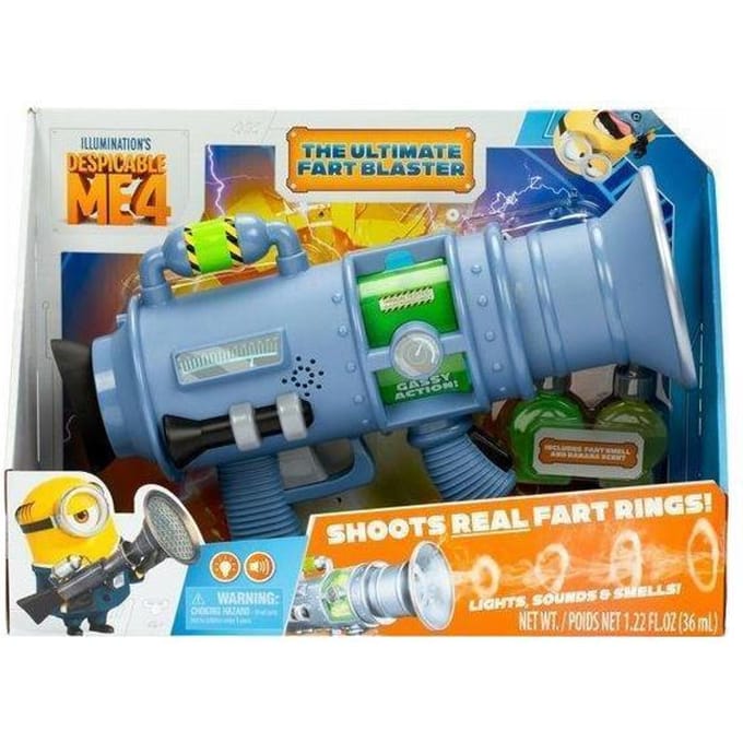 Despicable Me 4 - Ultimate Fart Blaster - met licht, geluid en geur
