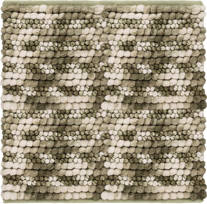 Heckettlane Badmat Brenda - Groen - 60x60 - Antislip - Wasbaar