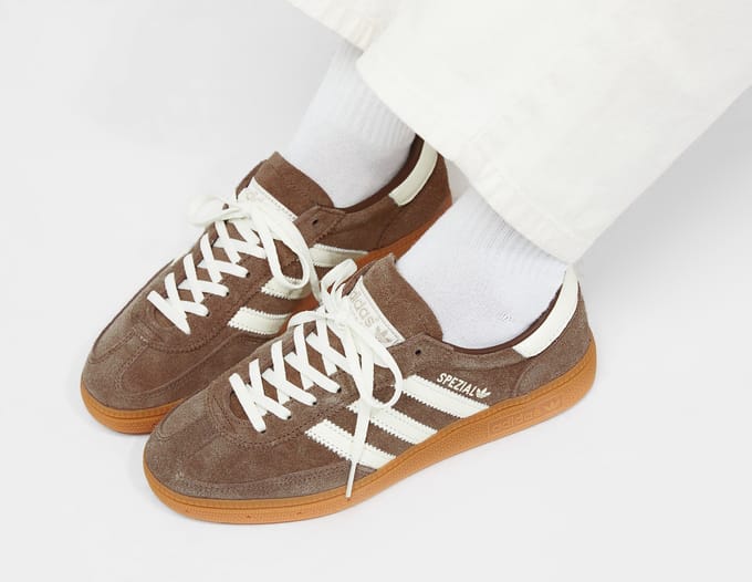 Adidas Handball Spezial Sneakers Dames - Bruin - Maat 40 - Suède