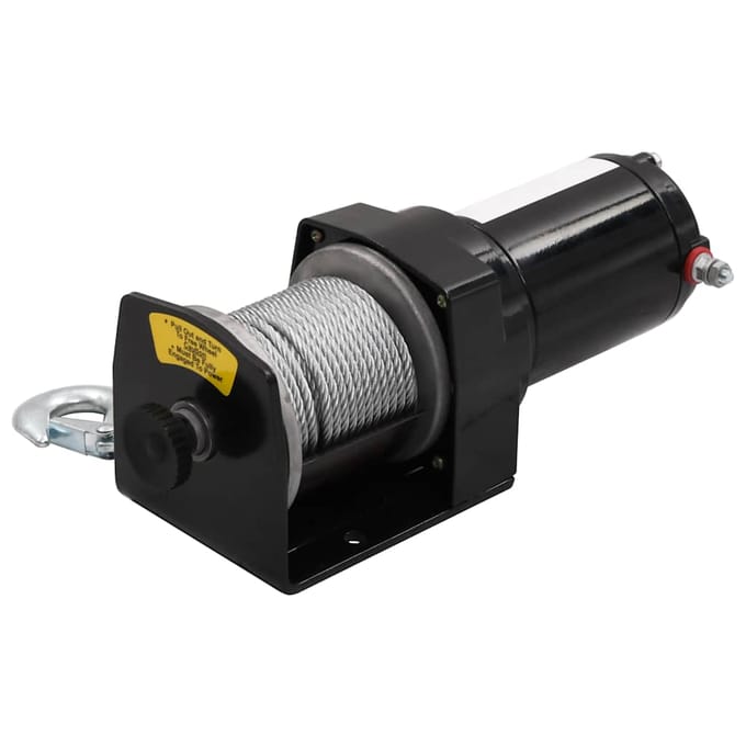 vidaXL - Elektrische - lier - 1360 - kg - met - montageplaat - rollenvenster
