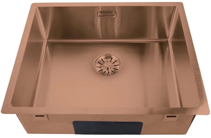 DutchLine - Spoelbak 500x400x180 – Geborsteld Brons Koper