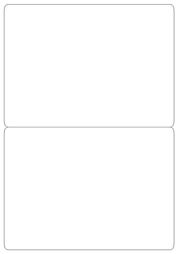 A4 etiketten 200 x 144 mm wit (100 vel)