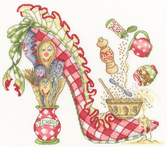 Bothy Threads borduurpakket Sugar & Spice hak XSK24 telpatroon