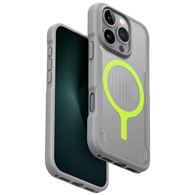 UNIQ Combat Active Magclick Charging Case for iPhone 16 Pro - Grey