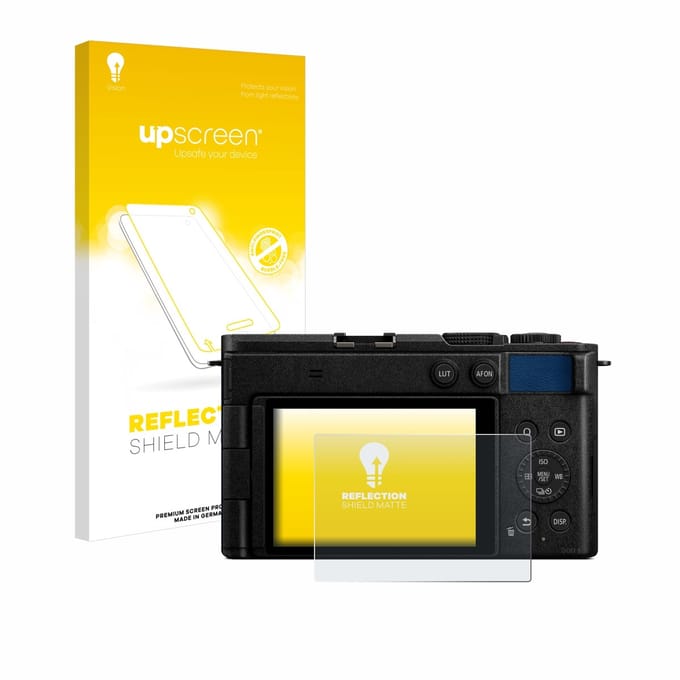 upscreen - Screenprotector voor Panasonic Lumix DC-S9 - Folie Beschermfolie anti glare matte