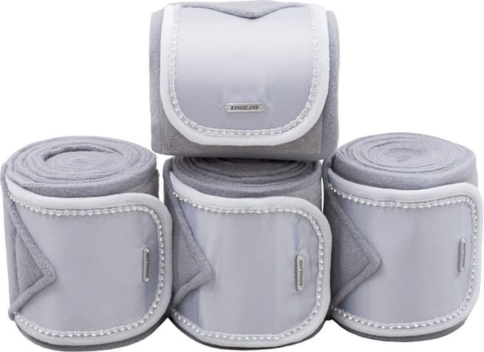 Kingsland Fleece Bandages Oktober Grey Sleet - One size size