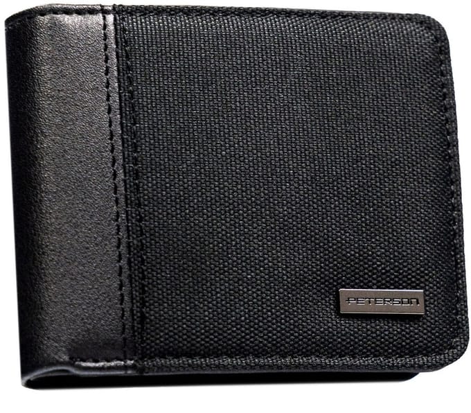 Peterson - Portemonnee - Compact - RFID - 9 Kaarten - Elegant