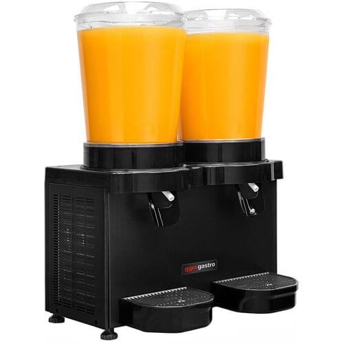 GGM Gastro Ayran-/ Saftspender - 2x 10 Liter - 500 Watt - Schwarz