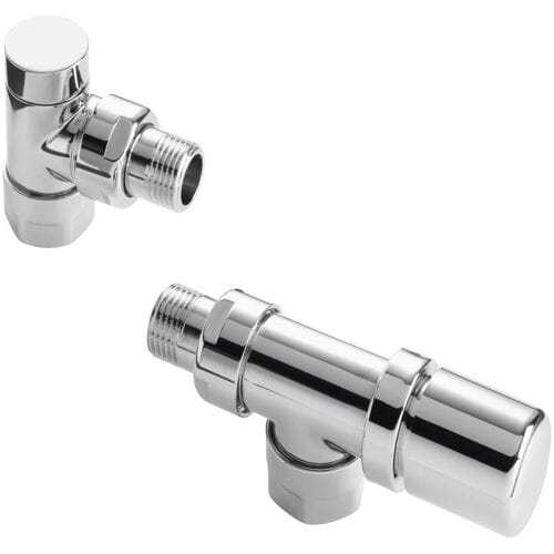 Zehnder Design Line valve set type D, axial form 1/2" / angle form 1/2" 838951