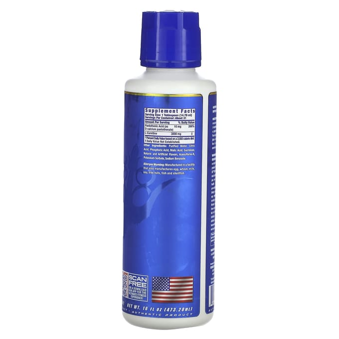 Ronnie Coleman, Édition Vitale, L-Carnitine XS 3000, Saveur Raisin, 16 fl oz (473,28 ml)