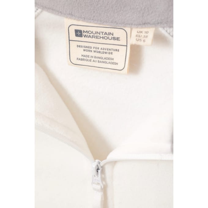Mountain Warehouse Dames/Dames Montana Half Zip Fleece Top (Beige)
