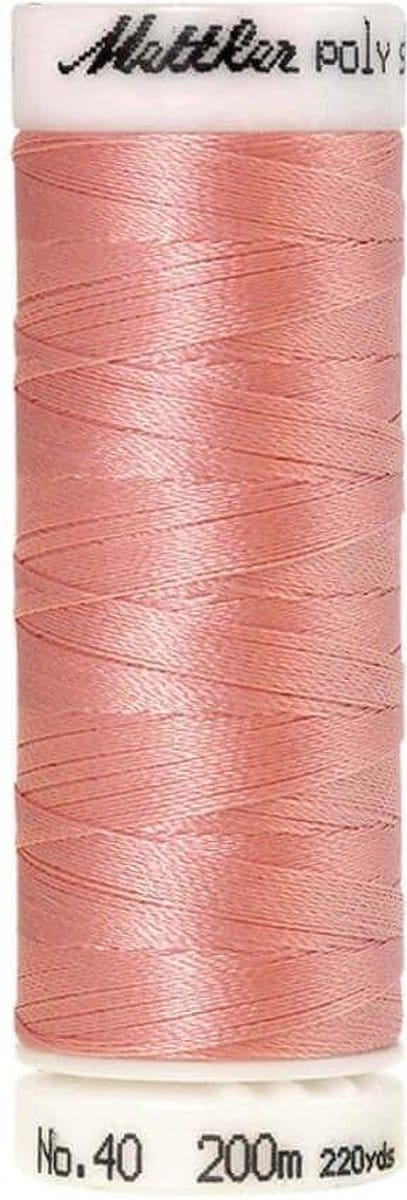 AMANN POLYSHEEN NAAI-BORDUURGAREN, COL-1860 ROZE, 200M, PER STUK.