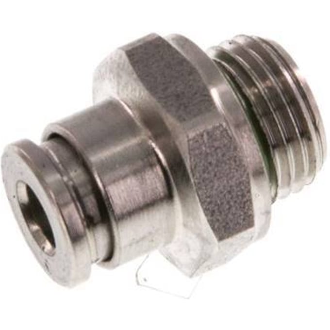 4mm x G1/8'' RVS Insteekfitting Buitendraad FKM