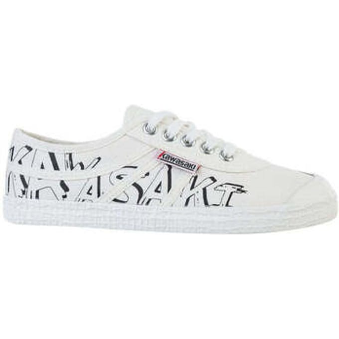 Lage Sneakers Kawasaki Kawasaki Graffiti Canvas Shoe K202416 1002 White