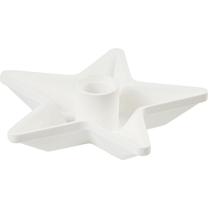 Gietmal kaarsen standaard ster 15.2 x 14.6 x 3.6 cm