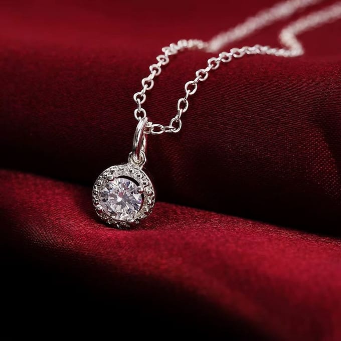 Ketting met hanger 925 zilver (LN022)