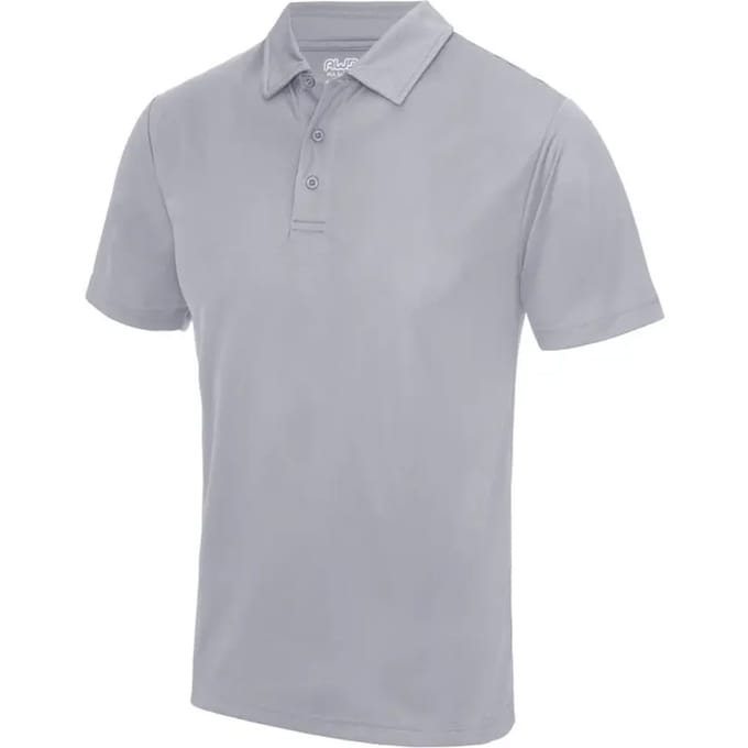 Just Cool - Cool Polo - Heather Grey (Solid) maat M