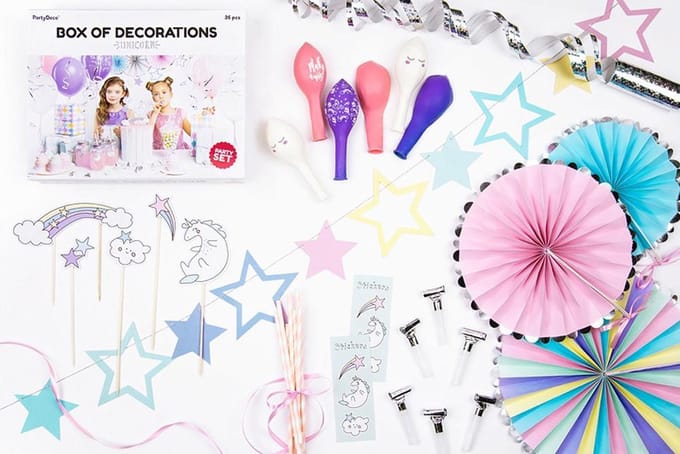 PartyDeco Party Decorations Set - Unicorn