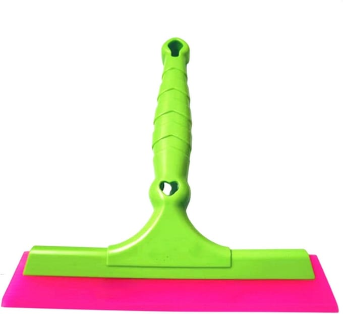 Raamreiniger - Glaswisser - Streeploos Schoonmaken - Ergonomische Handgreep - Compact Ontwerp - Groen