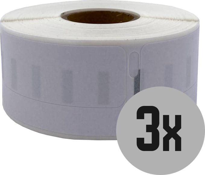 DULA Dymo Compatible labels - Verwijderbaar - Wit - 11355- S0722550 - Multifunctionele etiketten - 3