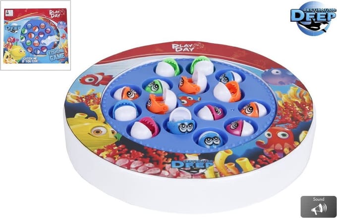 Destination Deep Visspel met 15 vissen en Geluid