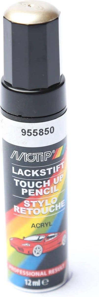 Motip 955850 - Auto lakstift - Zilver Metallic - 12 ml