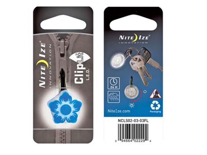 Nite ize cliplit sleutelhangerlamp bloem