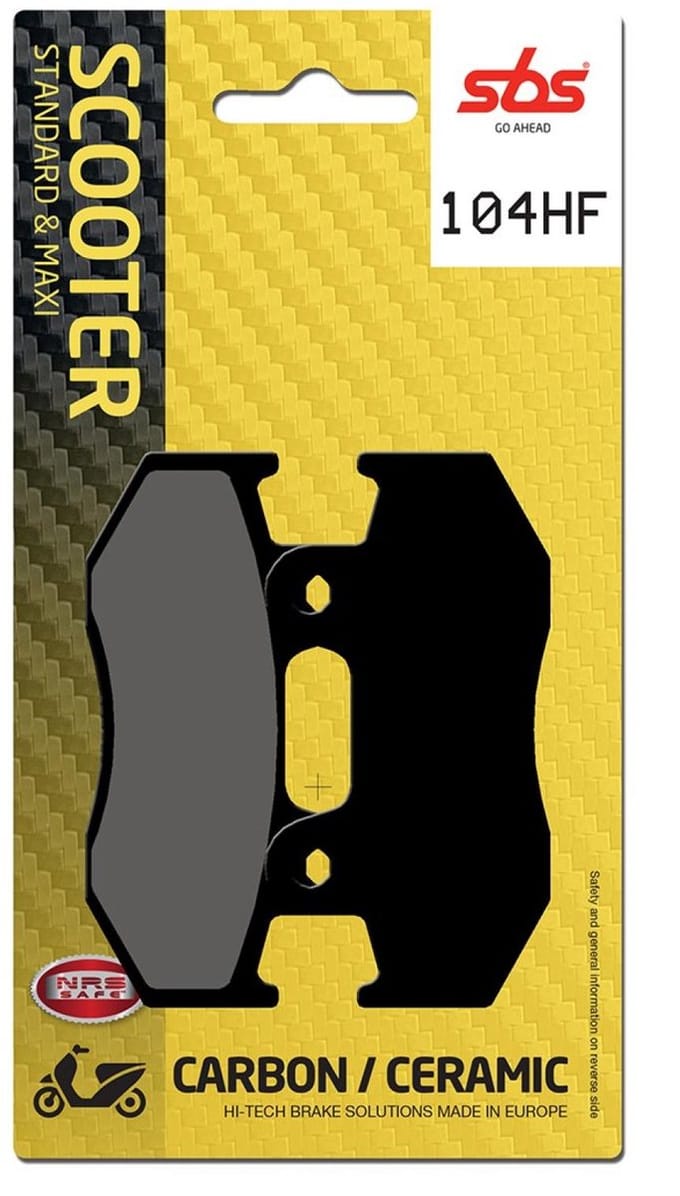 Plaquette de frein SBS pour Auto 104HF Neuf