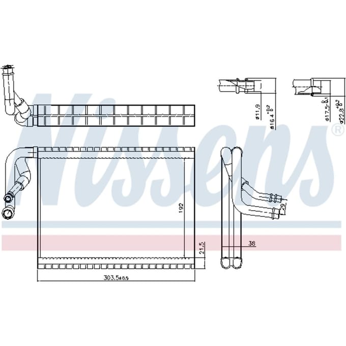 Verdamper, airconditioning NISSENS 92370