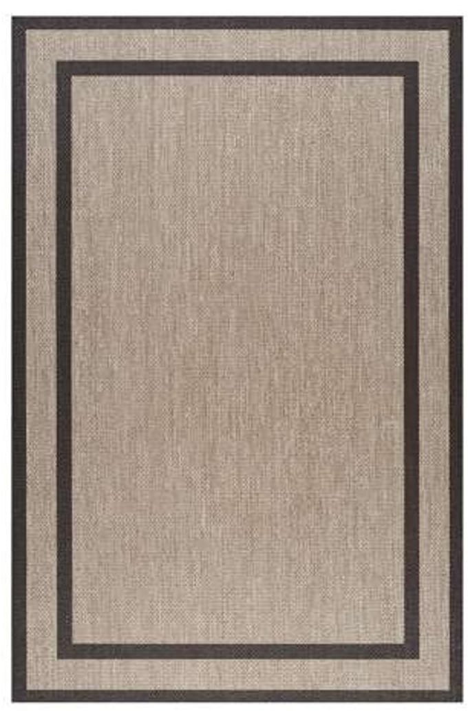 Storesdeco Premium vinyl vloerkleed, antislip, binnen/buiten – Bruin, 80 x 150 cm
