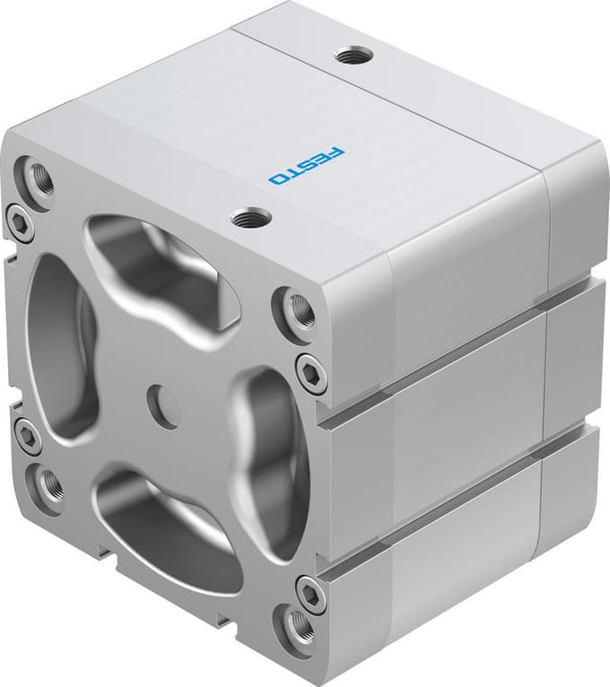 Festo Compacte Cilinder 100mm Boring 30mm Slag ISO 21287 Dubbelwerkend - 577194 - P2BUR
