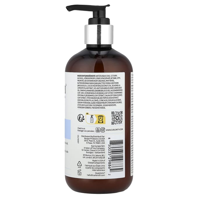 Curlsmith Conditioner & Leave-in Fragrance-Free voor krullend haar Unisex 355 ml