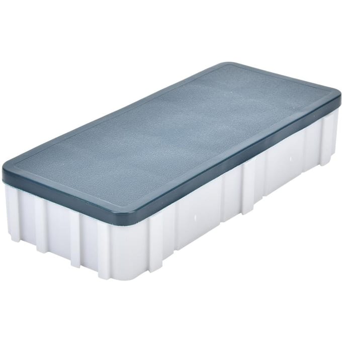 Boîte Palette avec Couvercle en Caoutchouc pour Pigments Aquarelle (10 Compartiments Assemblables) gray