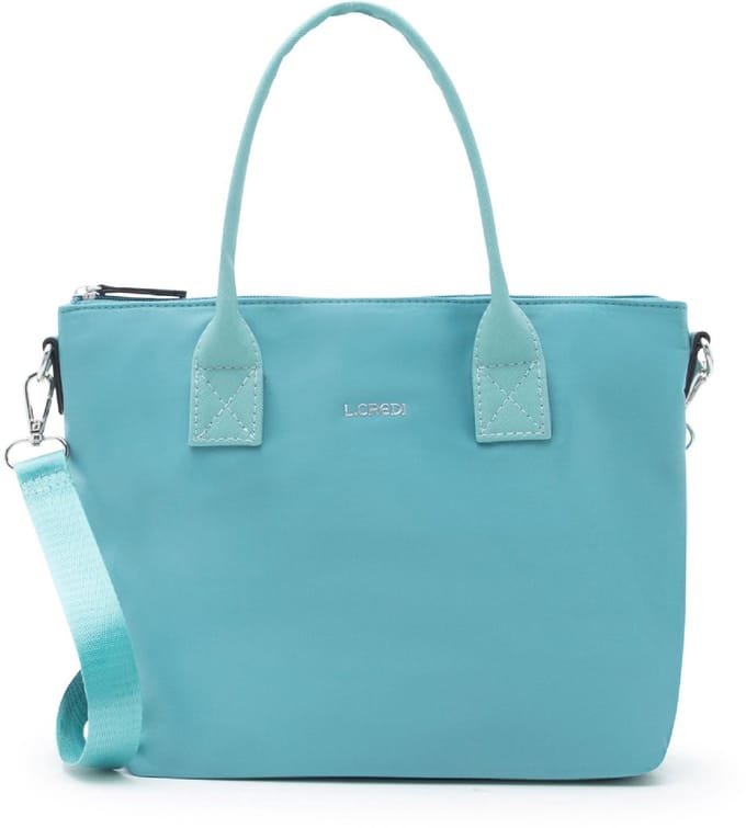 L.CREDI handtas schoudertas Pura Hand Bag Türkis turquoise