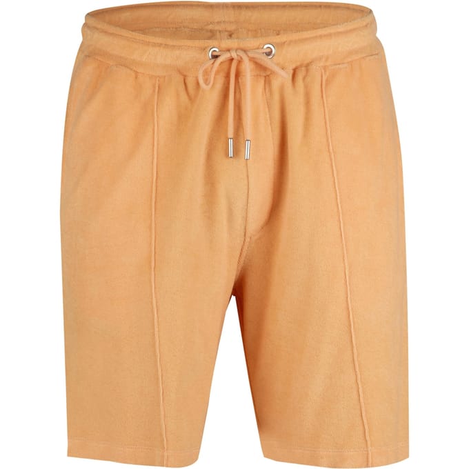 Stenströms Terry Pleated Shorts Light Orange Taglia: L | Pantaloncini Outlet | Uomo | Arancione