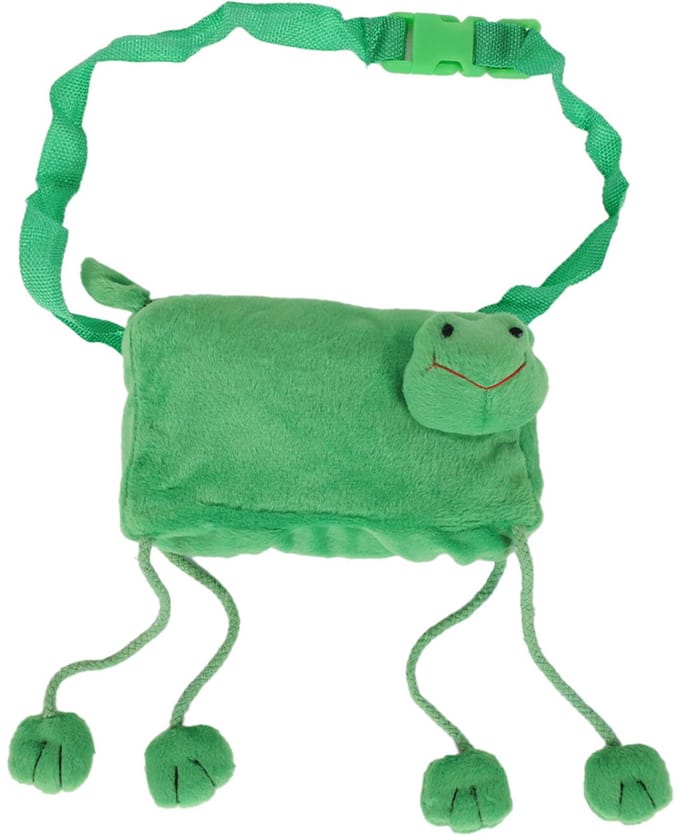 PIA Soft Toys - Pluche Kikker Heuptas - 15 cm