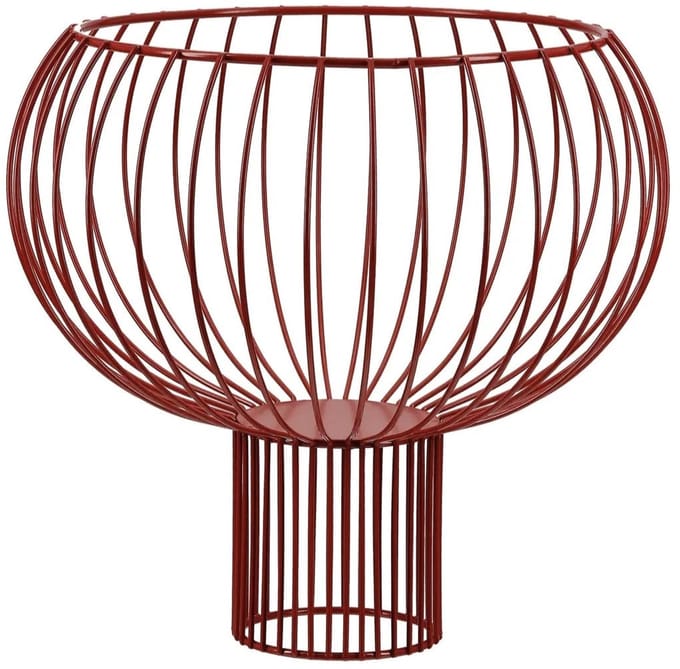 Design fruitschaal in rood – stijlvol & luchtig