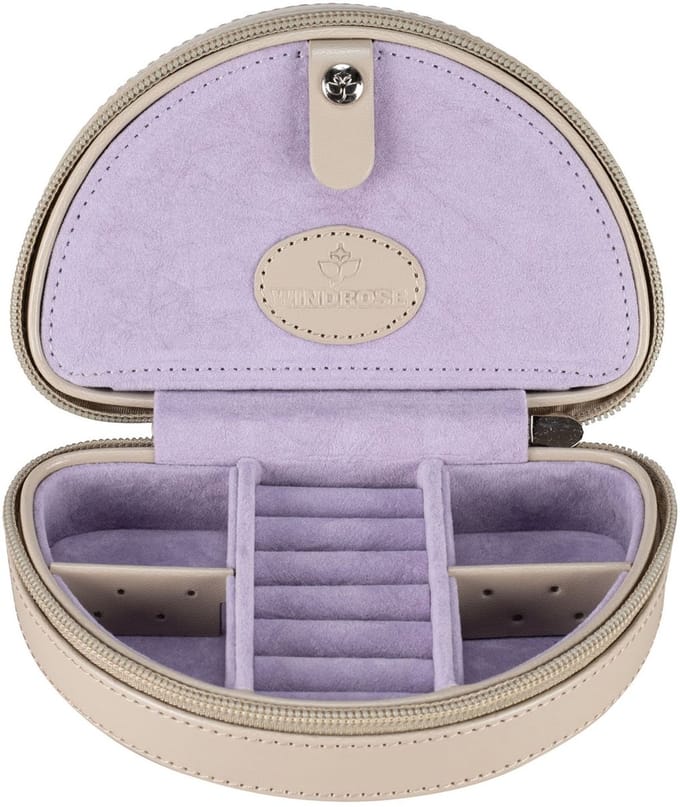 WINDROSE Sieradendoos Merino Moda Jewelry Box Beige