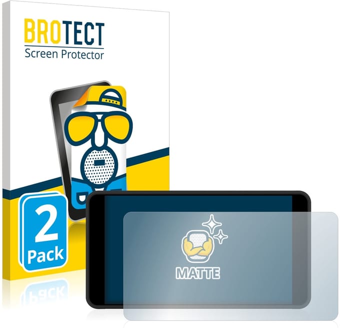 BROTECT - Screenprotector voor Portkeys PT5 II - Folie Beschermfolie matte 2 Stuks