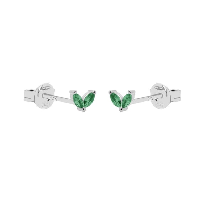 Karma Oorknoppen Tiny Double Leaves Groen