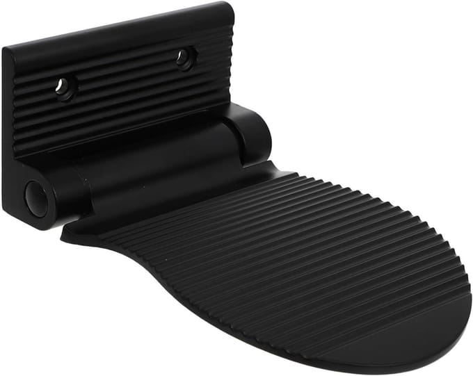 Voetsteun Douche - Douche Kruk - Comfort Verhogend - Opklapbaar Ontwerp - 15.5X11X6CM - Zwart